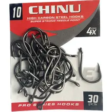 Anzol Marine Sports Super Chinu 4x Black - Tamanho 10 PCS 30