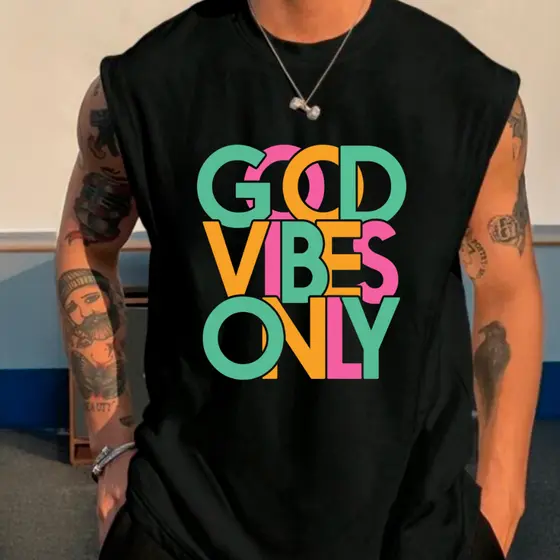 Regata Oversized Good Vibe Verão Moda Praia Streewear
