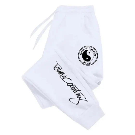 Calça Moletom Estilo Jogger Yng Yang Casual Flanelado Confortável Academia