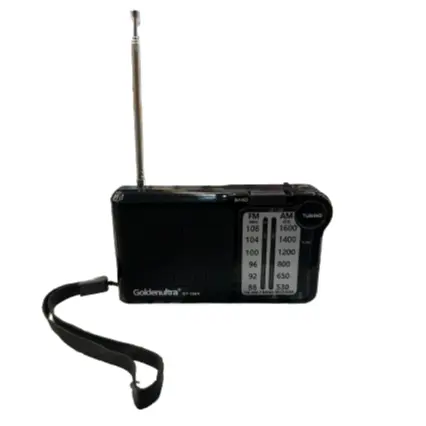 Mini Rádio Portátil Bandas AM e FM Recarregavel GT-150TG