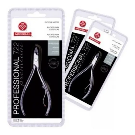 Kit Com 3 Alicates Mundial 722 Aço Inox Profissional
