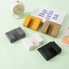 Kit 4 Suporte Adesivo Multiuso De Parede Para Celular Controle Remoto Sem Furos Material Premium