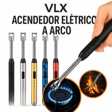 Acendedor De Fogão Isqueiro Eletrico Fogão Churrasqueira Vela Original Recarregavel USB