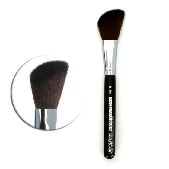 Pincel Profissional Grande para  Rosto Macrilan Linha White