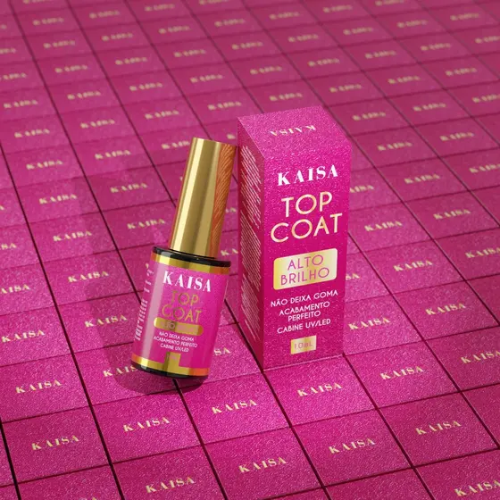 top coat luxo kaisa alto brilho led/uv 10ml