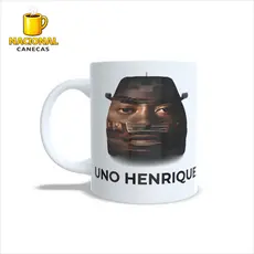 Caneca Meme Uno Henrique Ôto P. Criativa para Presente