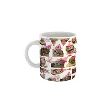 Caneca Meme Montagem Macaquinhos de Rosa