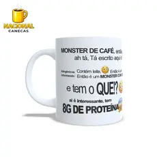 Caneca Davy Jones Monster de Café 8G de Proteína Meme