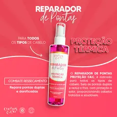 Reparador de Pontas Proteção Térmica Cachos e Cia 60ml