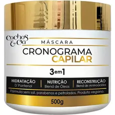 Cachos e Cia Cronograma Capilar Máscara 3 em 1 500g