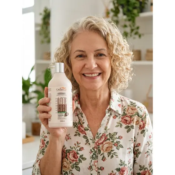 Shampoo Óleo de Coco Vegano Cachos e Cia 500ml