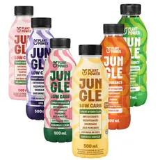 Isotônico Jungle Plant Power Bebida Low Carb Zero Lactose Pack 6x500ml