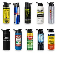 Garrafa Squeeze Alumínio 750ml Personalizada garrafa academia corrida água garrafinha Presente