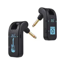 Transmissor Receptor Articulado KZM Profissional WS-4 Sem fio P10 Guitarra Violão Baixo Violino Cavaquinho Ukulele