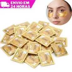 Kit Máscaras Colágeno Trata Olheiras Adesivo Antirrugas Gel Pads Skin Care Tratamento Olhos