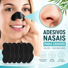 Máscara Adesivo Removedor de Cravos a Base de Carvão de Bambu Limpeza Profunda dos Poros