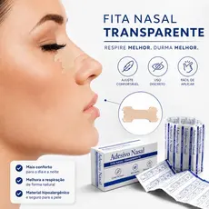 Kit de Dilatador Nasal Antirônco Adesivo - Tiras Nasais em Variedades de 10, 20, 30 e 60 Unid