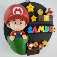 Porta Maternidade Personalizado | Placa Decorativa Bebê com Nome | Quarto Infantil e Presente