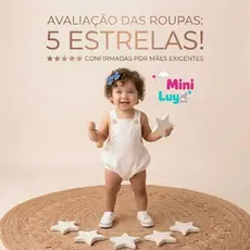 JARDINEIRA BEBÊ INFANTIL UNISSEX MESVERSÁRIO FOTOS TECIDO CONFORTÁVEL