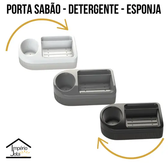 PORTA SABÃO - DETERGENTE - ESPONJA