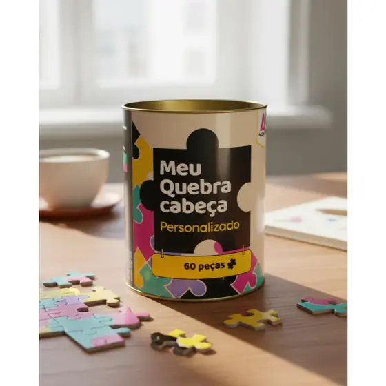 Quebra-Cabeça Personalizado com foto -  60 peças