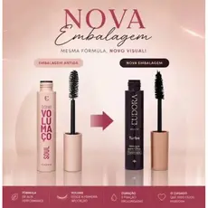 Rímel Máscara de Cílios Bomb Volumaço Eudora Make 10g - EUDORA