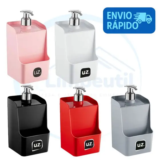 Porta Detergente Dispenser Slim 500ml - Uz Utilidades