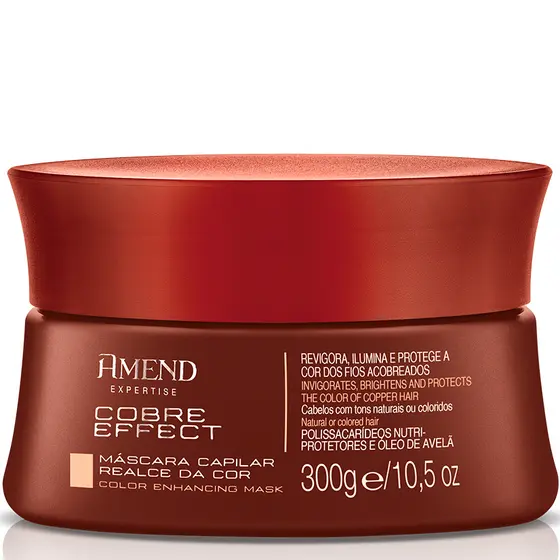 AMEND  MÁSCARA EXPERTISE REALCE DA COR COBRE EFFECT 300G