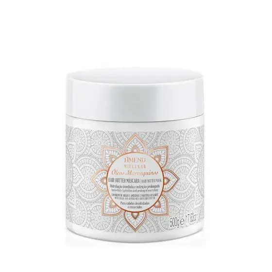 AMEND HAIR BUTTER MÁSCARA ÓLEOS MARROQUINOS 500g