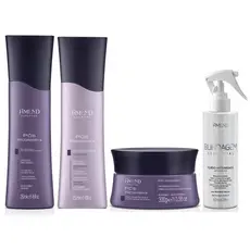 Kit Amend Pós Progressiva Shampoo + Condicionador 250ml + Mascara 300g + Fluido Blindagem 180ml