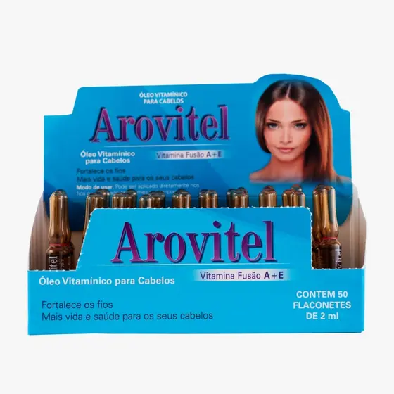 Caixa c/ 50 Ampolas Vitamina A+E Arovitel 2ml