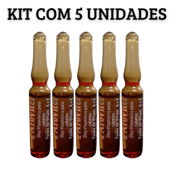Arovitel Vitamina A+E Kit c/5un 2ml