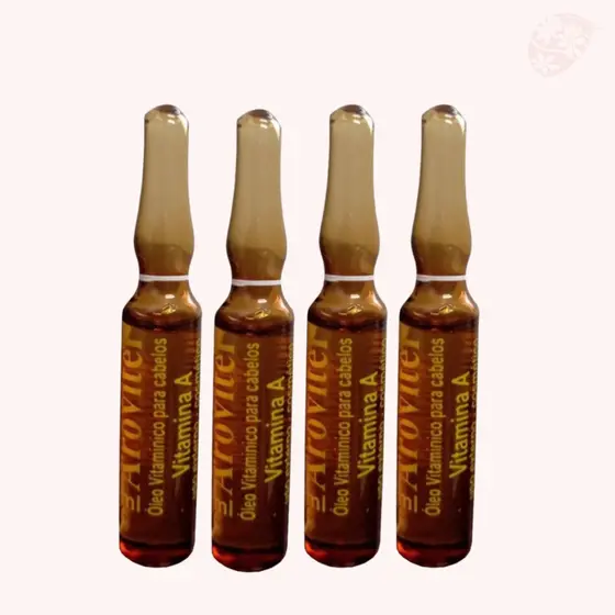 Kit 4 Ampolas Vitamina A Arovitel 5ml