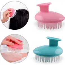 Escova De Silicone Massageadora Escova Massageadora De Couro Cabeludo