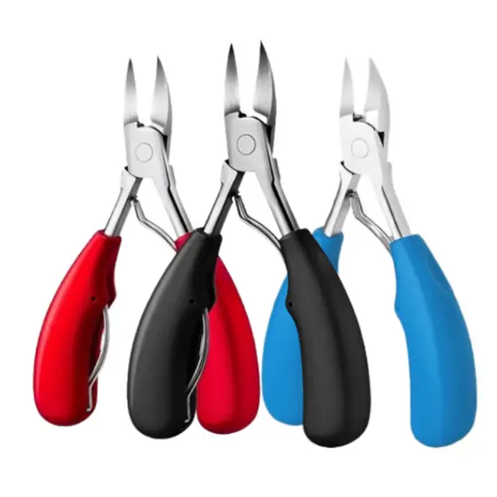 Alicate De Corte De Unha Ferro 11cm Profissional Manicure Desencravador De Unha Profissional Corte Curvo Ali-3