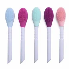 Escova De Limpeza De Nariz De Silicone 1 PONTA - Dupla Face/Esfoliante Para Remoção De Cravos