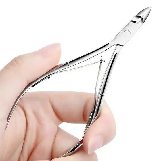 Alicate de Aço Inoxidável Removedor de Cutícula -Cortador de Unhas - Ferramenta de Manicure