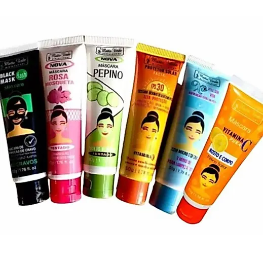 Kit Com 3 Máscaras Faciais Para Limpeza De Pele Matto Verde