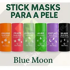 Blue Moon Máscaras Faciais Em Stick Para Cuidados Com A Pele Tratamento Profundo BM24024-5-6-7-8-9