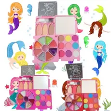 Kit De Maquiagem Infantil Sereia 3 Cores My Life MY8144