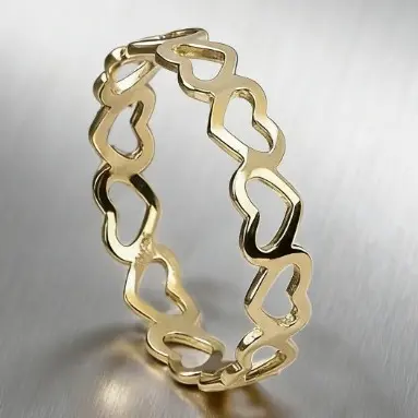 Kit 2 Anéis Coração Invertido Tungstênio - 5mm, Prata ou Ouro, Design Moderno e Casal