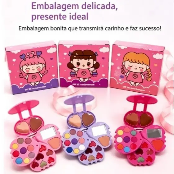 My life Estojo De Maquiagem Infantil Coração Menina MY8142