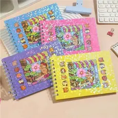 Livro de Colorir 50 Folhas Grossas Caderno de Desenho Pintura Ursinho Livrinho da Moda Ursinh
