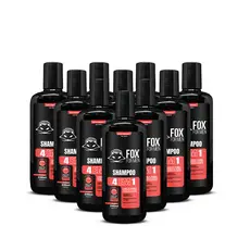 Kit 10 Shampoo 4 em 1 Fox For Men 240ml Cabelo Barba Corpo Atacado Revenda