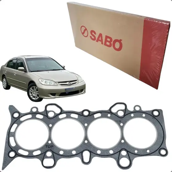 Junta Do Cabecote Original Sabó Honda Civic 1.7 16v LX EX LXL D17a D17z 2000 A 2007
