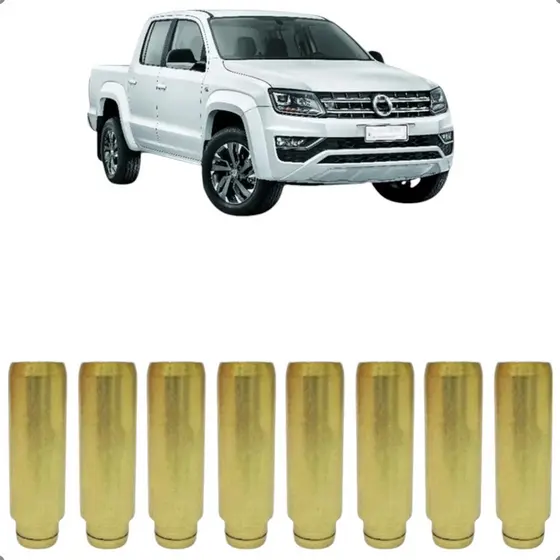 Jogo 8 Guias De Valvula De Bronze Riosulense Amarok 2.0 16v Turbo Biturbo 2012 A 2025