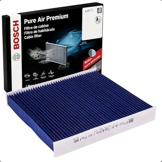 Filtro De Cabine Ar Condicionado Bosch Premium Kicks Captur Logan Sandero 2013 A 2026