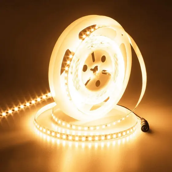 Fita LED 5 Metros Branco Quente ou Neutro ou Frio 12V IP20 Sem Silicone 300 LEDs 3528 Só a Fita