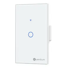 Interruptor Inteligente Wi-fi 4x2 Kuanttum Tecla Touch Automação Tuya e Smart Life Compatível Alexa