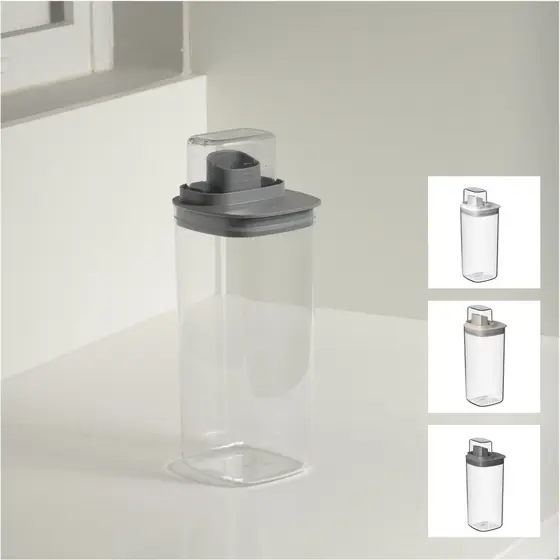 Dispenser Porta Sabão Líquido Amaciante Quadrado 1,5L Flow Ou